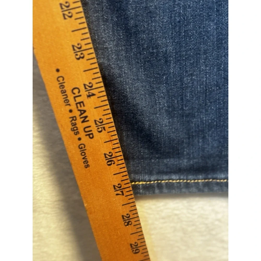 Levi's Signature Jeans Women's Modern Slim Cuffed Jeans Blue 34" (14/16) - Picture 2 of 9